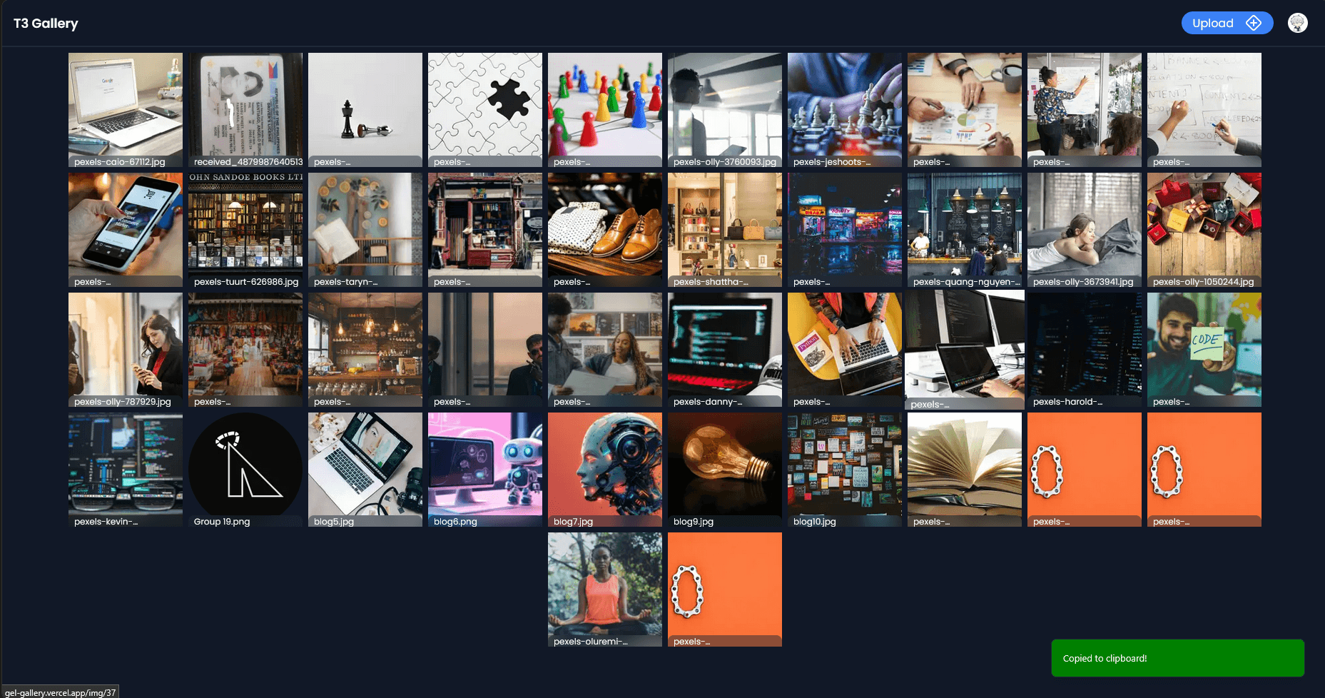 Personalized Gallery